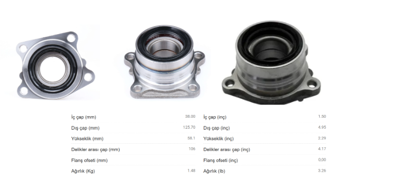 PORYA ARKA TOYOTA RAV-4 96-01 42409-42010
